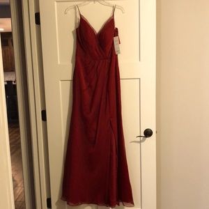 Bari Jay bridesmaid dress - Size 6 - Color: Bourdeux